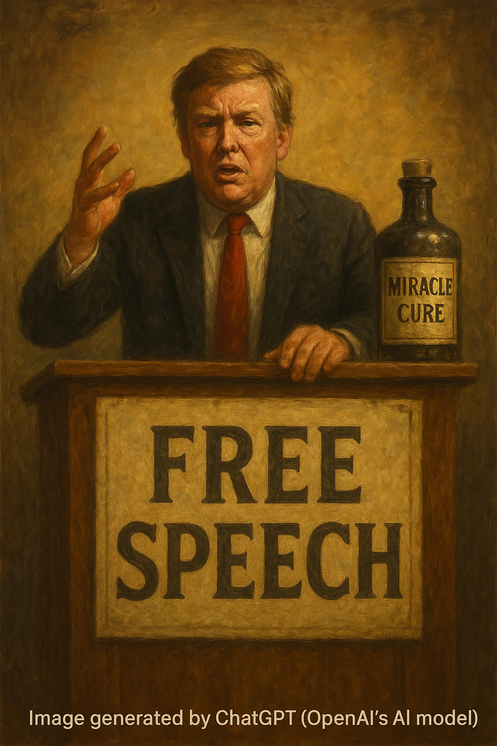 Trump Snake Oil - Premium Corruption in a Bottle